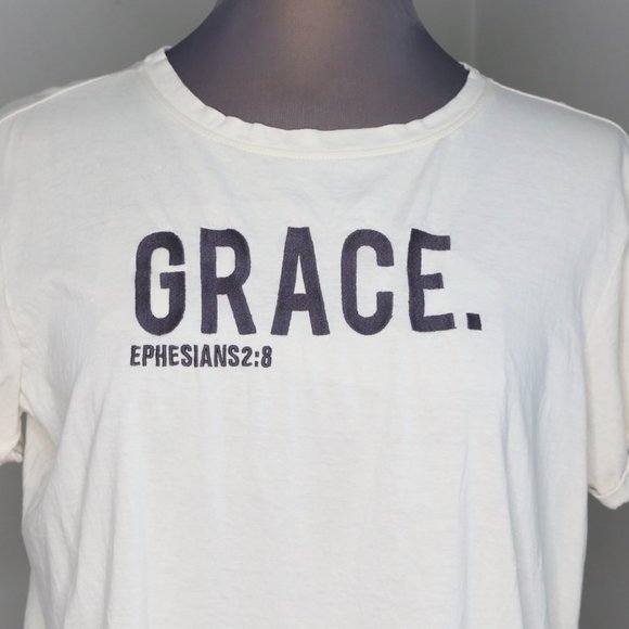 SWEET SOUL Clothing Co. GRACE crop t-shirt SIZE LARGE Emdroidered - Picture 2 of 4